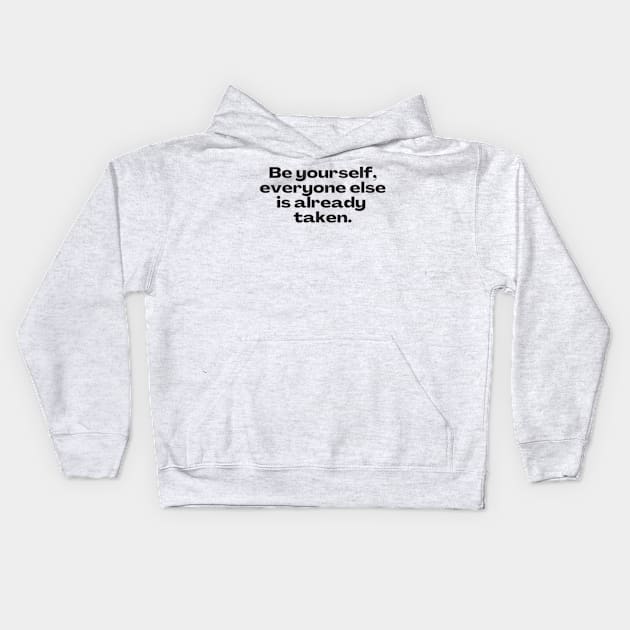 Be the change you wish to see in the world Kids Hoodie by DREAMBIGSHIRTS